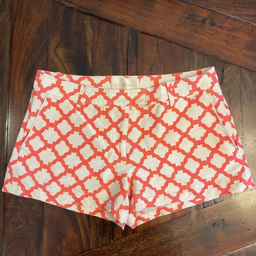 Julie Brown geometric print shorts Medium
